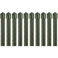 Sekey Soportesde Planta-Cañas jardín- Estantes de Planta-Estacas de Planta-Tubo de Acero Recubierto de plástico 8 mm de…